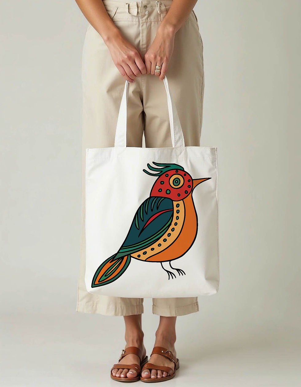 Vintage Style Tote Printed Bag – Premium Quality Shopper Buy Now