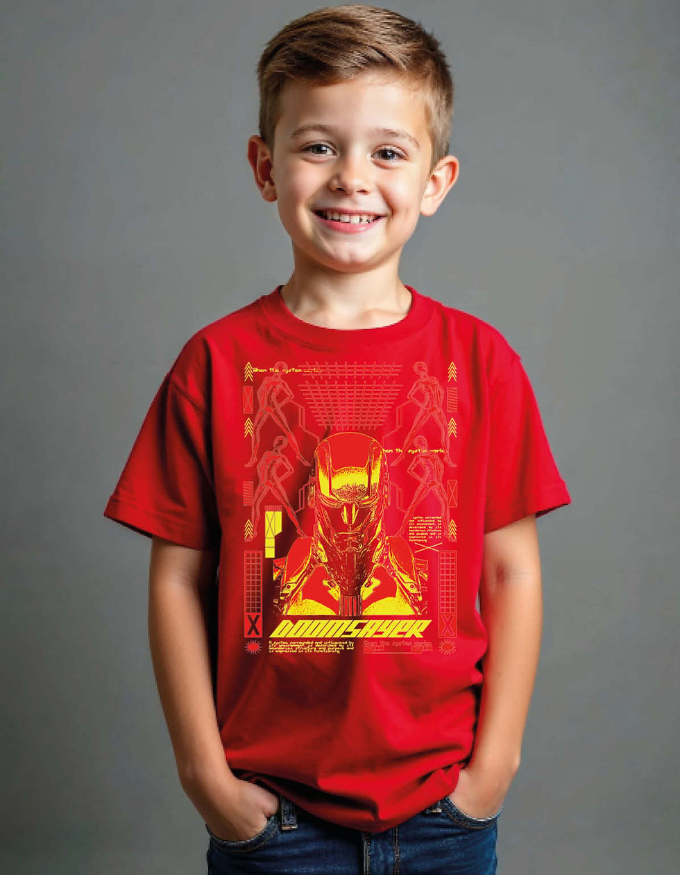 Thumbnail: doomsayer printed T-Shirt for All Age