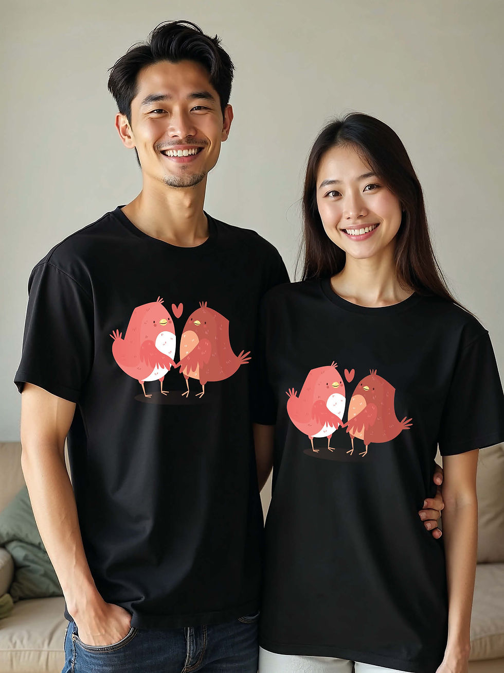Thumbnail: Soulmates Animal Couple Matching Tee Lovers Edition – Fast