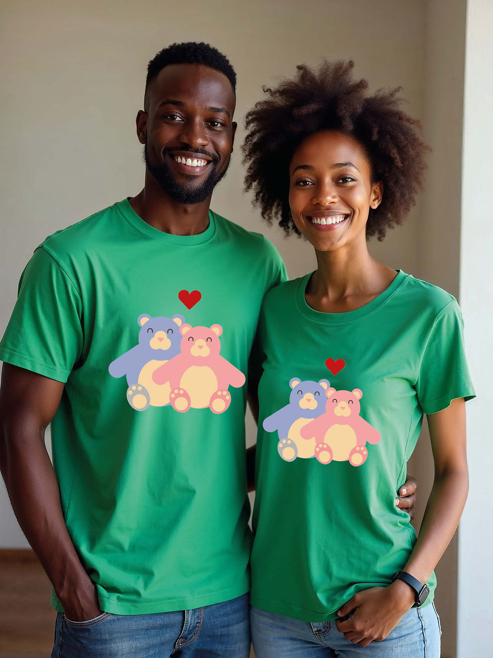 Thumbnail: Stylish Animal Couple Matching Tee Lovers Edition – Sale