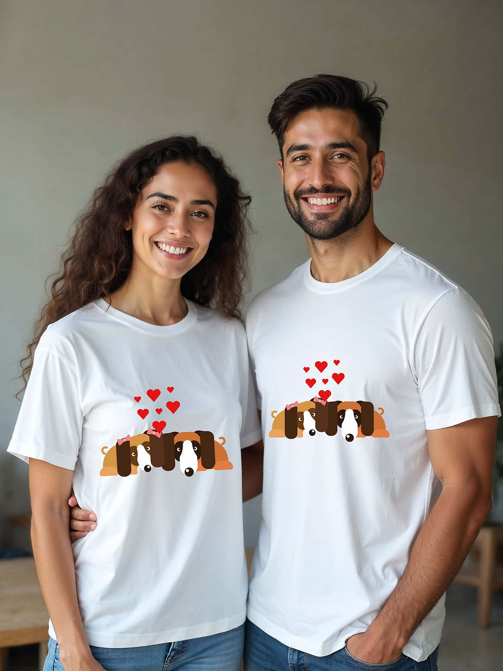 Forever Love Animal Couple Matching Tee Lovers Edition – Fast