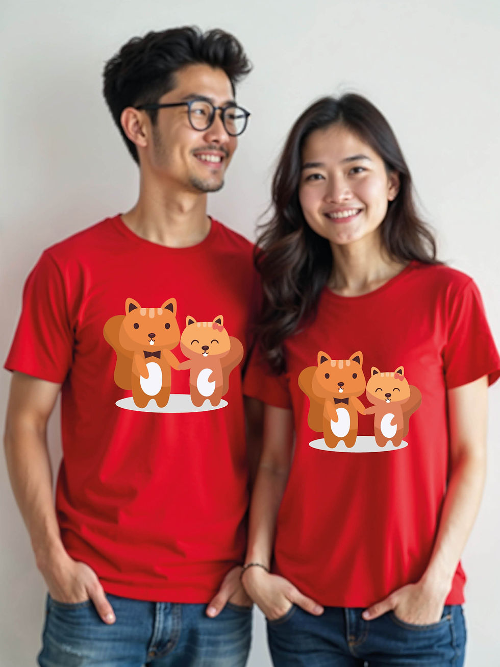 Thumbnail: Eternal Love Cartoon Couple Matching Tee Lovers Edition – Best Price