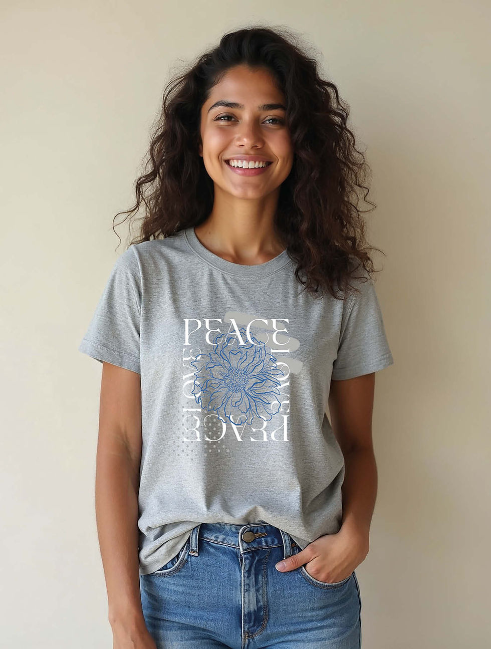 Thumbnail: Peace Love  Casual Women’s Graphic Streetwear T-Shirt – Best Price