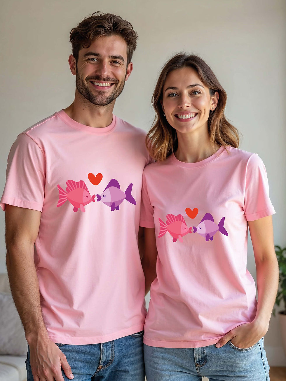 Thumbnail: Anniversary Animal Couple T-Shirt Lovers Edition – Hot Deal