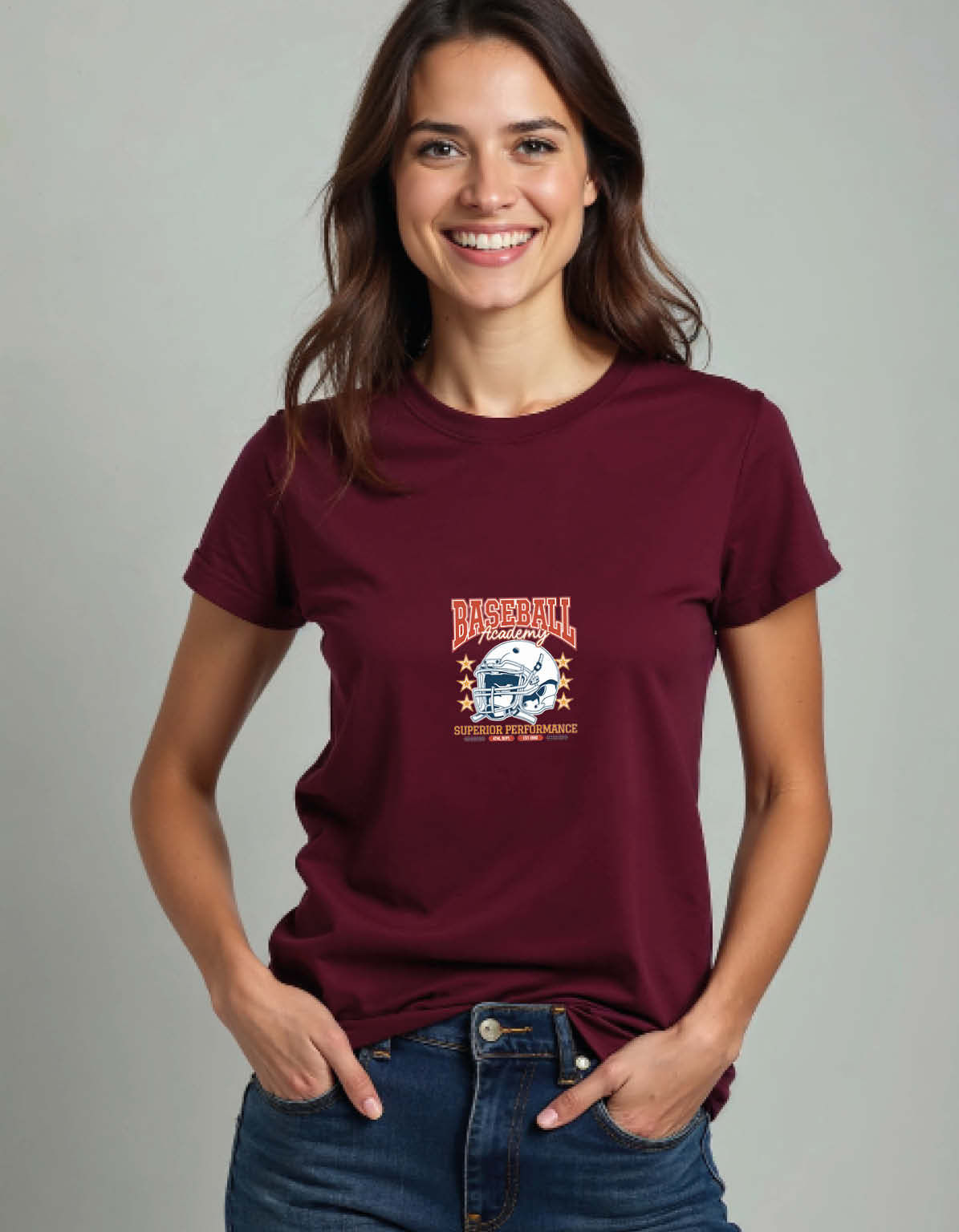 Base Ball Printed T-Shirt for All Age