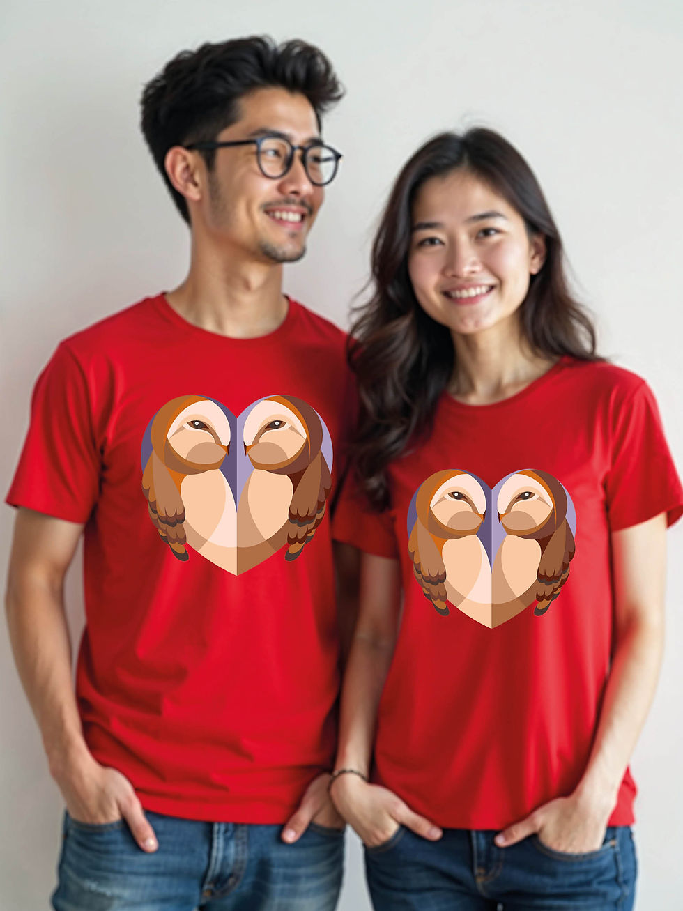 Thumbnail: Eternal Love Cartoon Couple T-Shirt Lovers Edition – Premium Quality