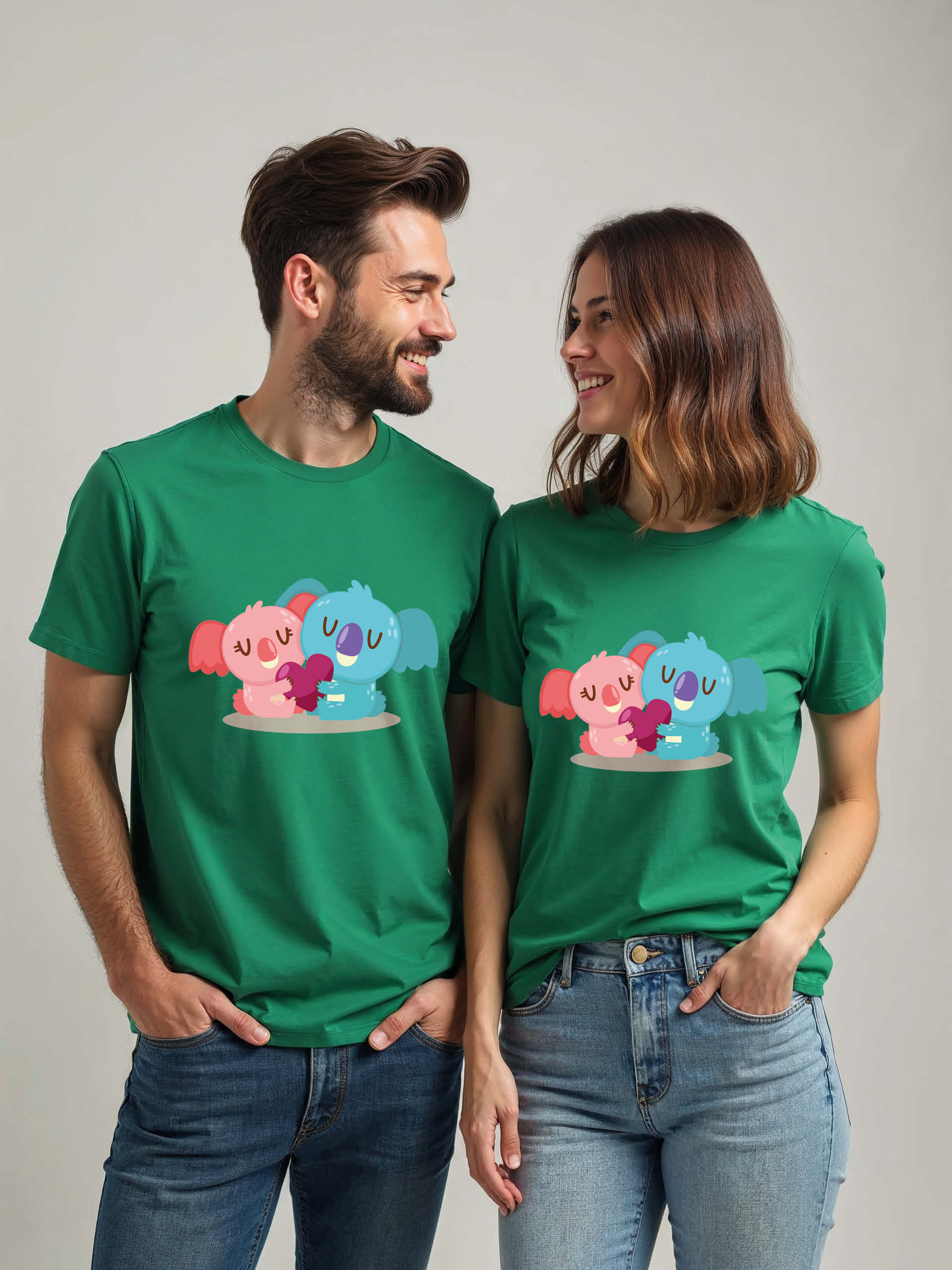 Cute Cartoon Couple T-Shirt Lovers Edition – Hot Deal