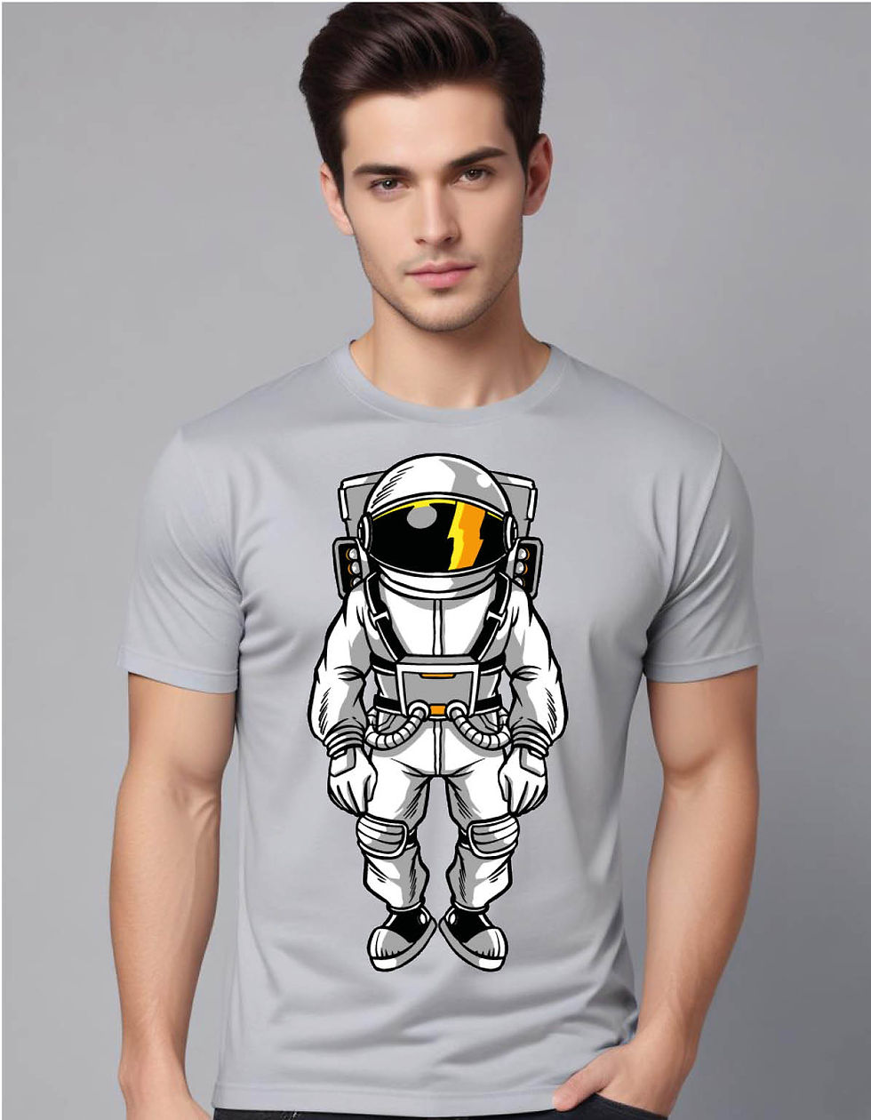 Thumbnail: astronauts pack mens printed graphic t shirt