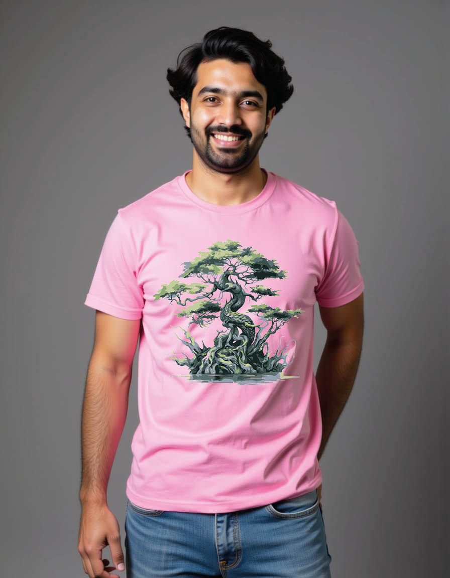Thumbnail: beautiful bonsai mens printed graphic t shirt