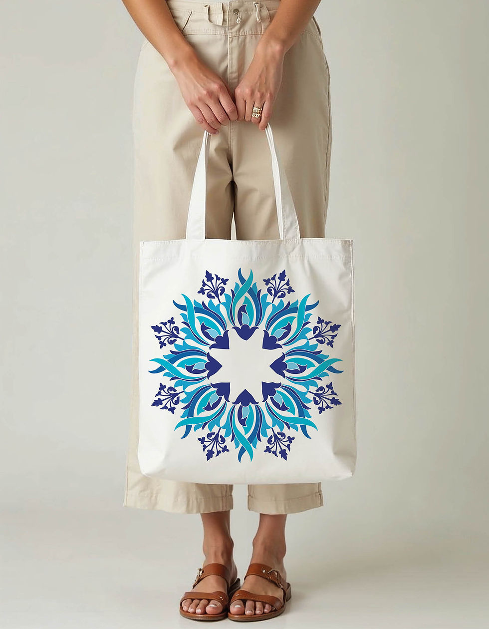 Positive Vibes Tote Printed Bag – Trendy Canvas Fashion Bag Fast Delivery