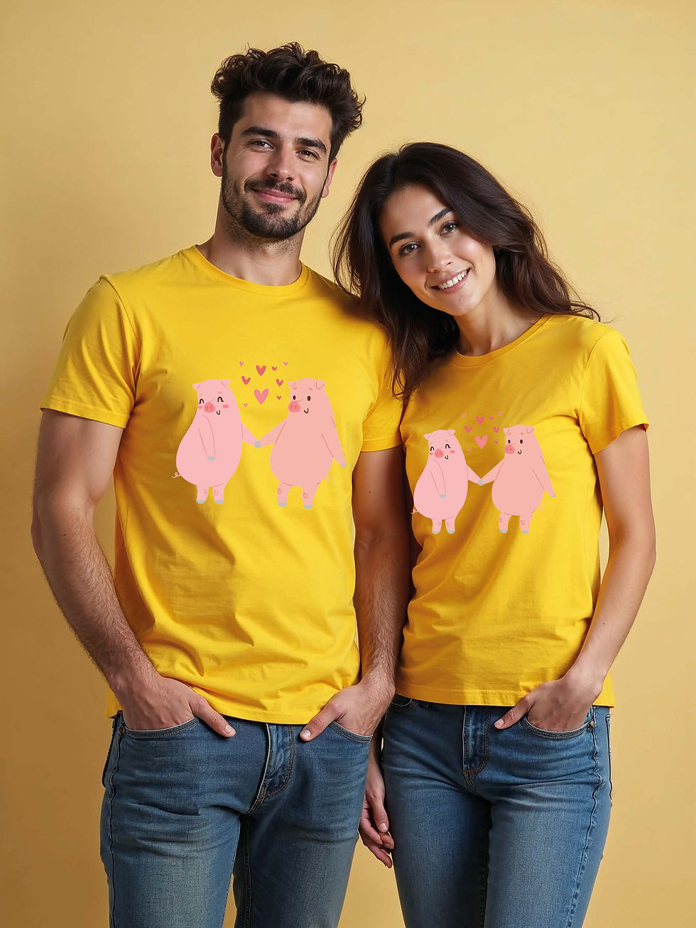 Thumbnail: Trendy Cartoon Couple T-Shirt Lovers Edition – Low Price Offer