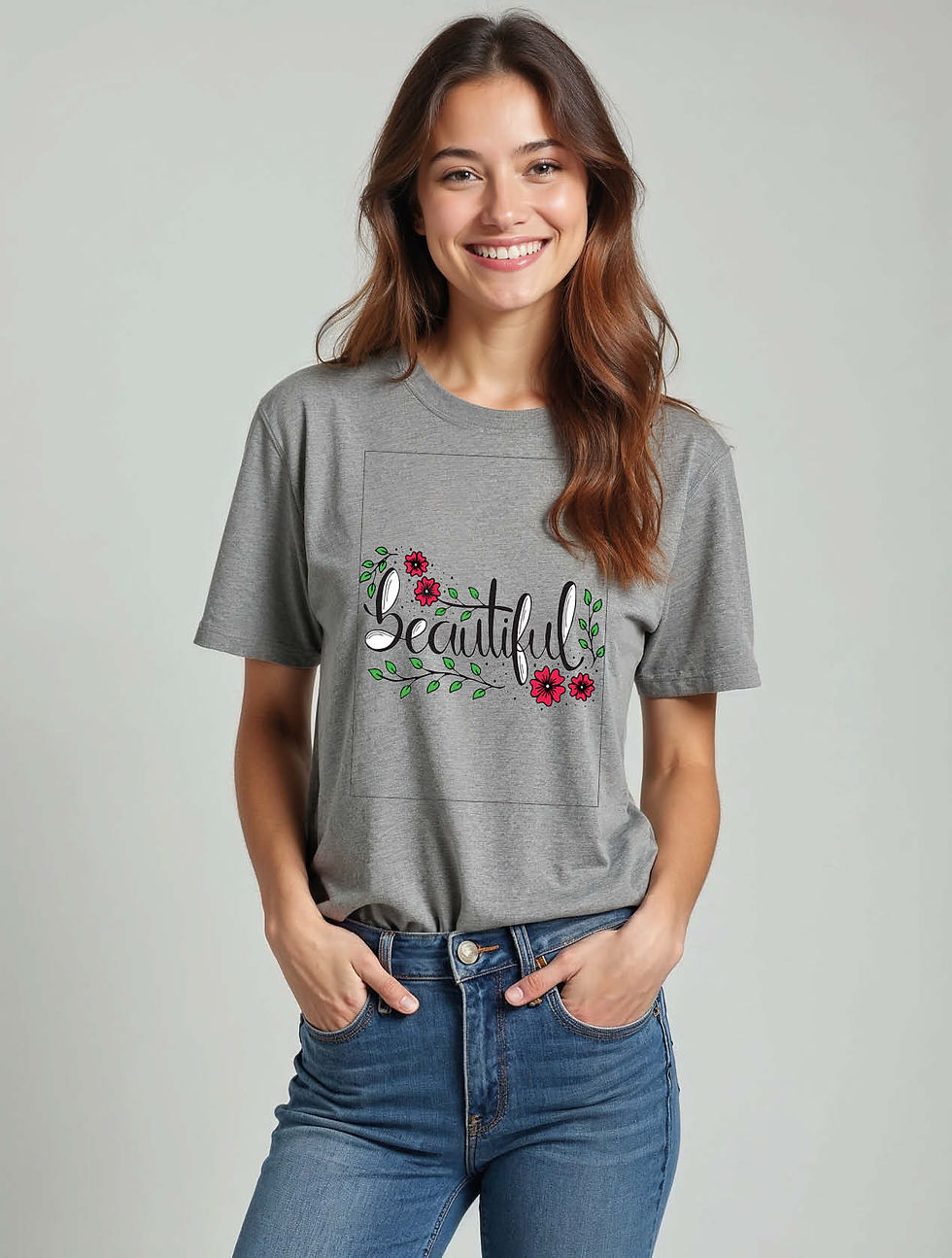 Thumbnail: beautiful  Urban Women’s Printed  Graphic T-Shirt – Premium Quality