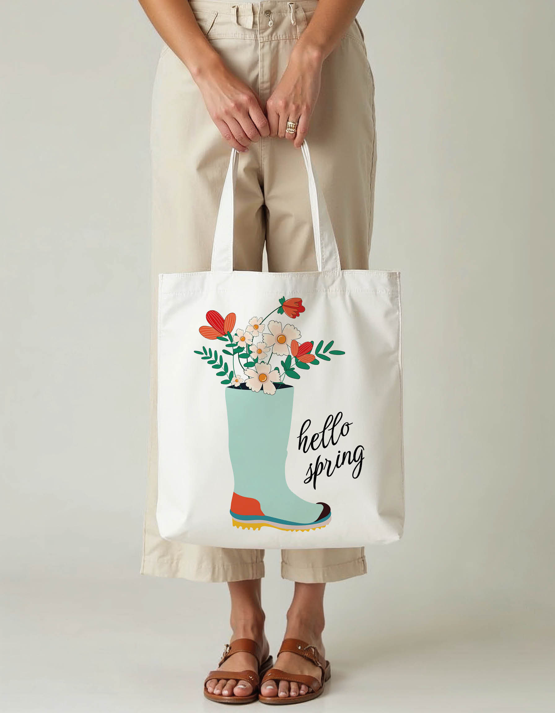Love Tote Printed Bag – Fashionable Daily Use Tote Fast Delivery