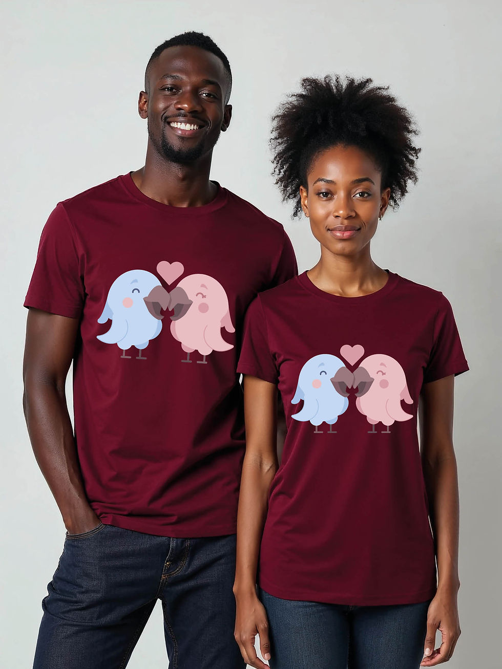Thumbnail: Trendy Cartoon Couple T-Shirt Lovers Edition – Hot Deal