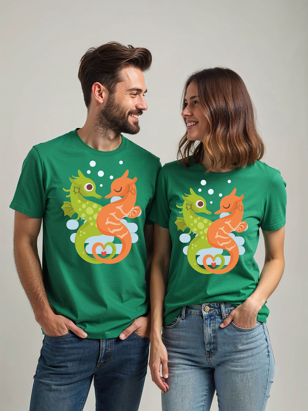 Thumbnail: Couple Goals Cartoon Couple T-Shirt Lovers Edition – Discount Offer