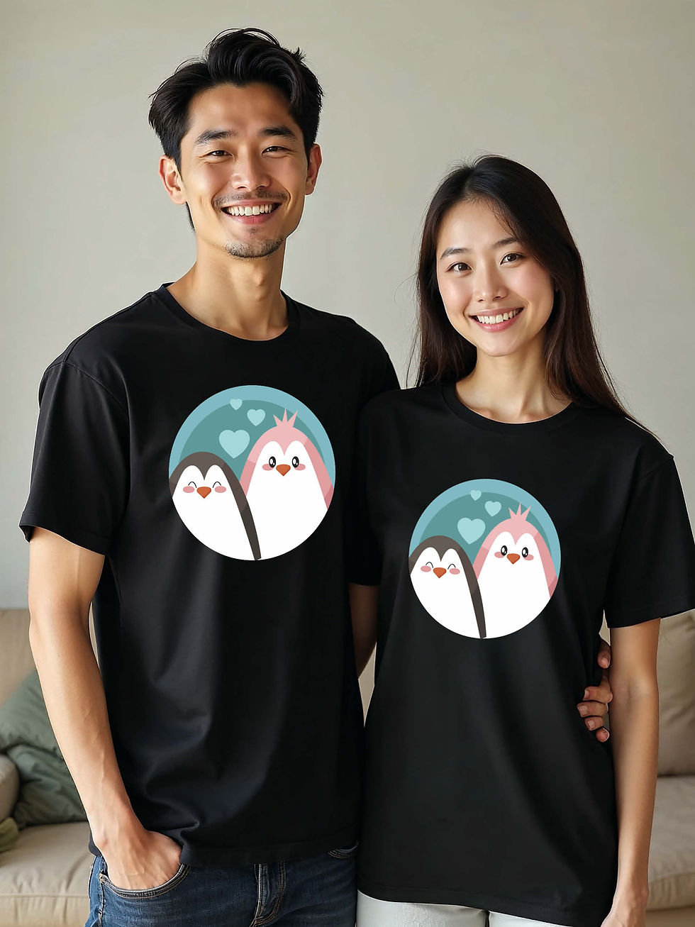 Thumbnail: Anniversary Animal Couple Matching Tee Lovers Edition – Shop