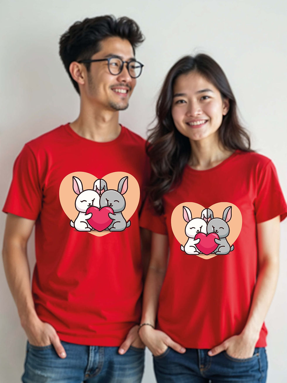 Thumbnail: Stylish Cartoon Couple T-Shirt Lovers Edition – Discount Offer