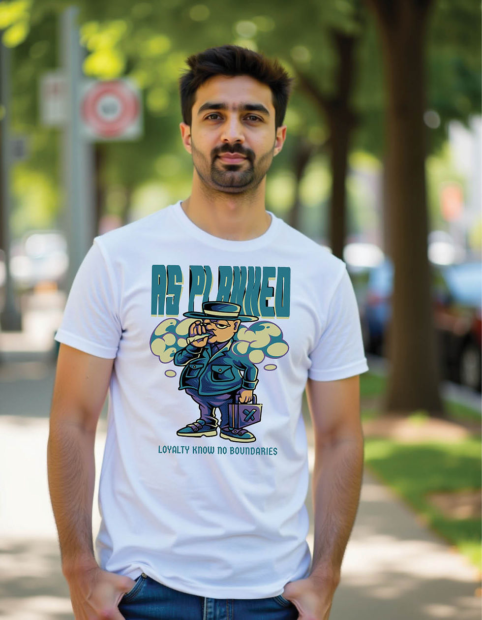 Thumbnail: smoking mafia leader gang mafia series character mens printed graphic t shirts