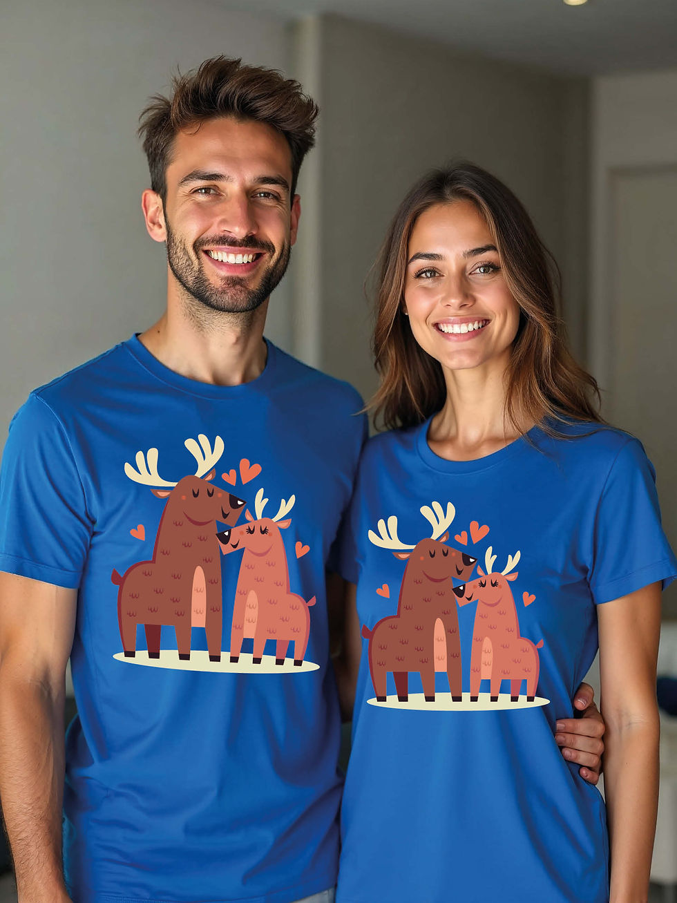 Thumbnail: Anniversary Animal Couple Matching Tee Lovers Edition – Sale