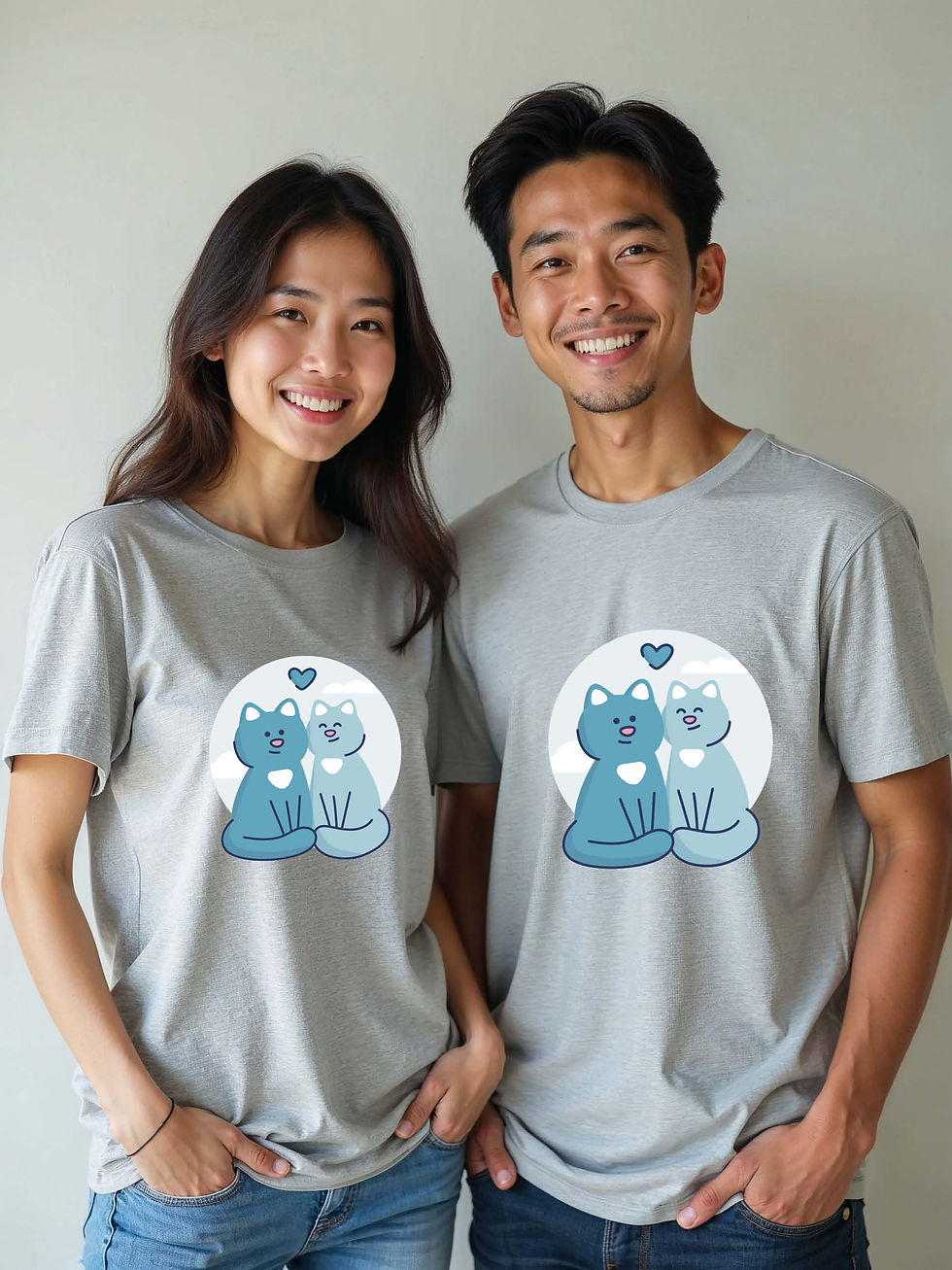 Thumbnail: Valentine’s Animal Couple Matching Tee Lovers Edition – Fast