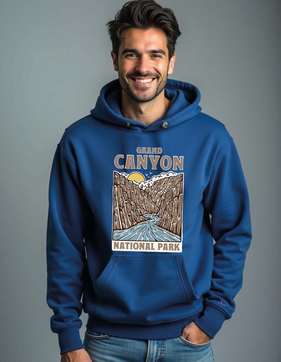 Thumbnail: Grand canyou national park Unisex Graphic Printed Hoodie