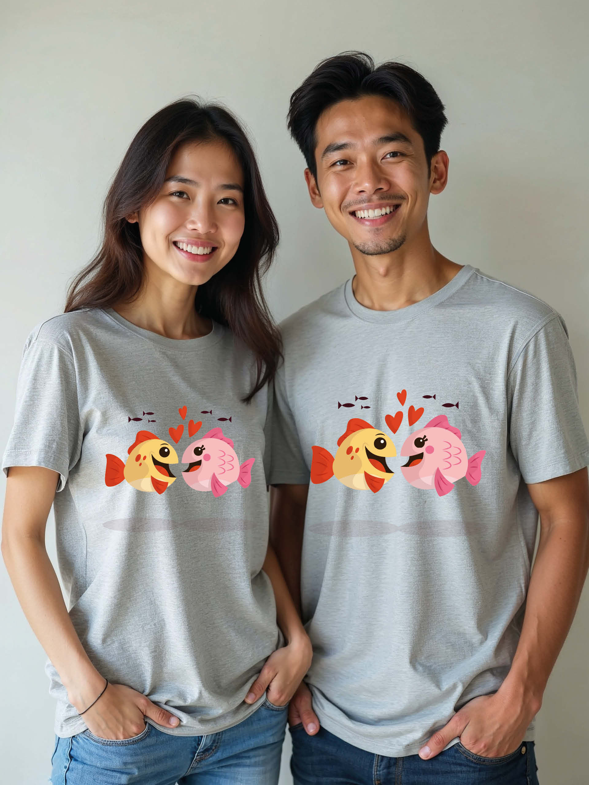 Forever Love Animal Couple Matching Tee Lovers Edition