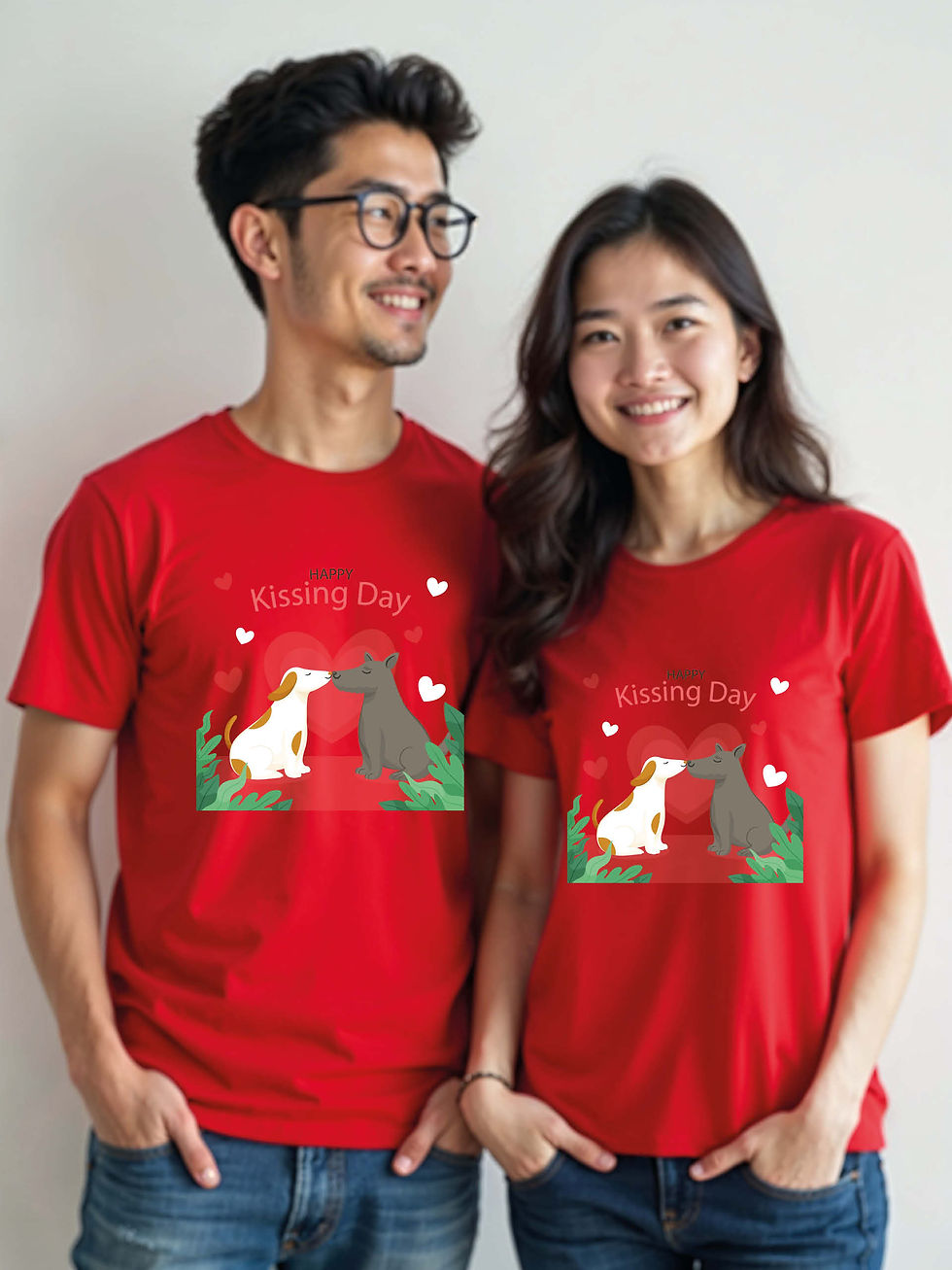 Thumbnail: Trendy Cartoon Couple T-Shirt Lovers Edition – Discount Offer