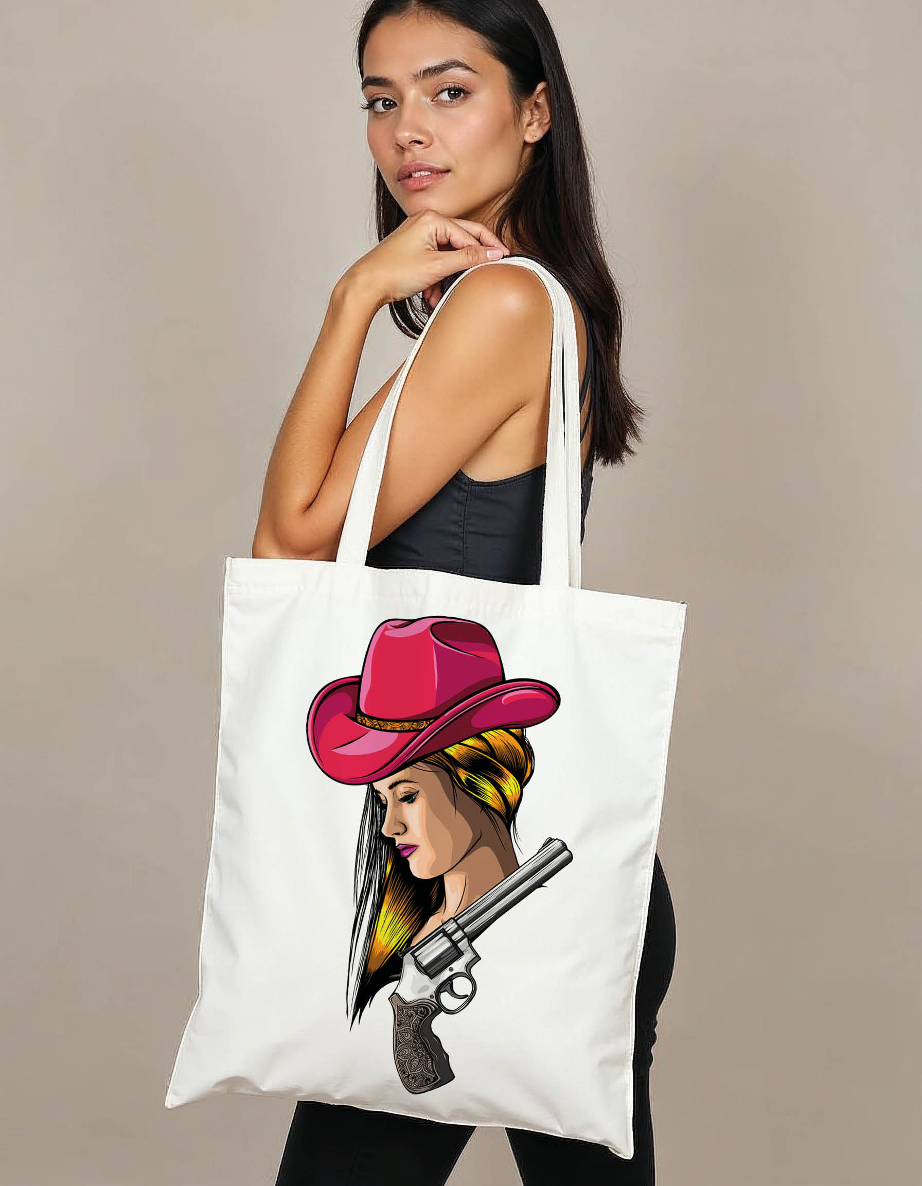 Colorful Artistic Tote Printed Bag – Fashionable Daily Use Tote Buy Now