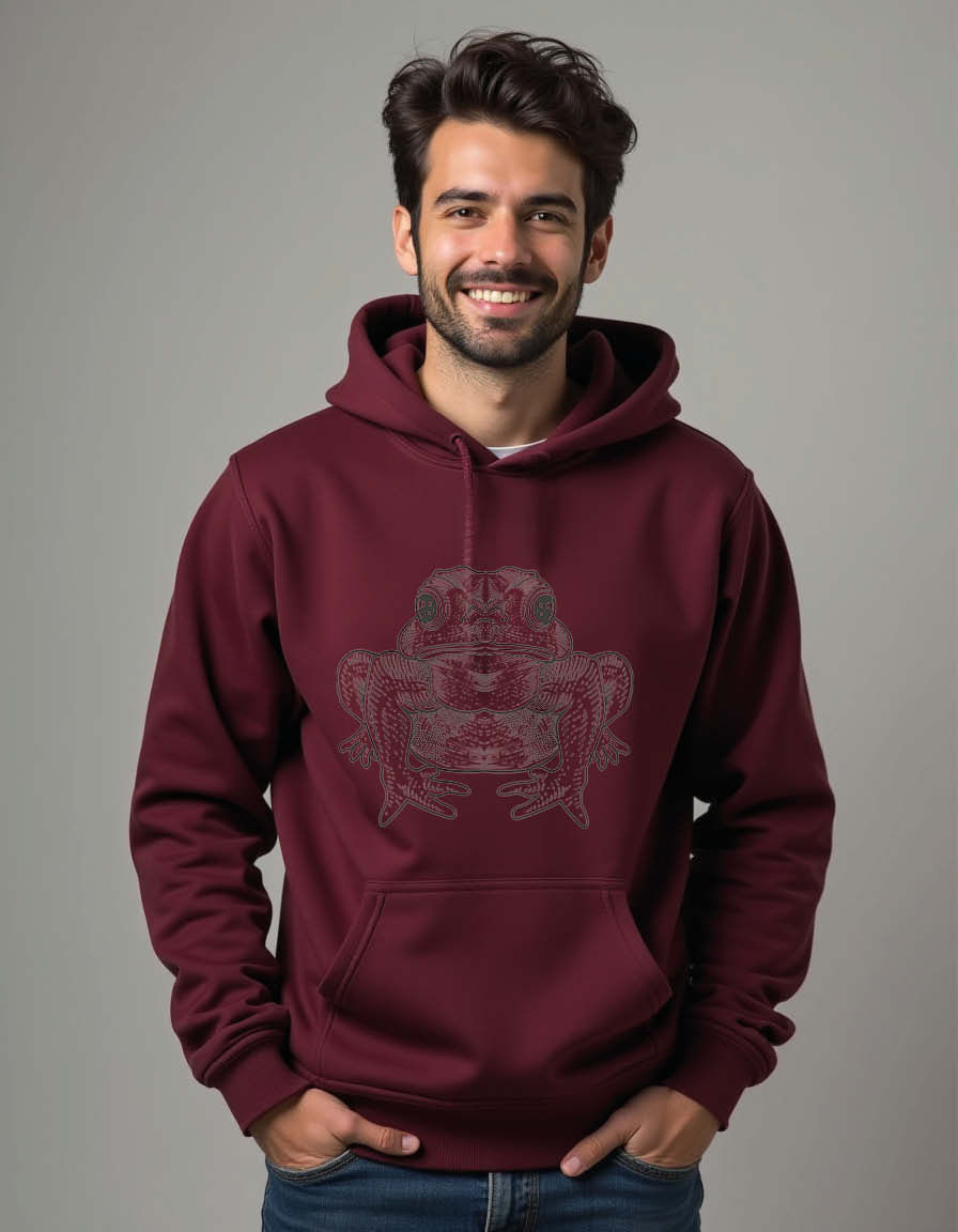Thumbnail: japanese tree frog Unisex Graphic Printed Hoodies for mens & womens