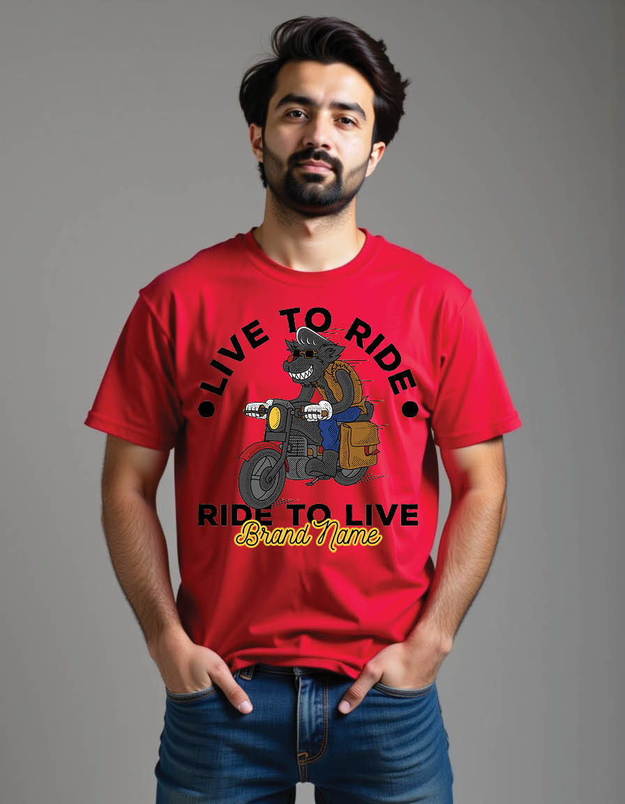 Thumbnail: cartoon of football fans wolf holding mens printed graphic t shirts