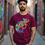 Thumbnail: chameleon cartoon mens printed graphic t shirt