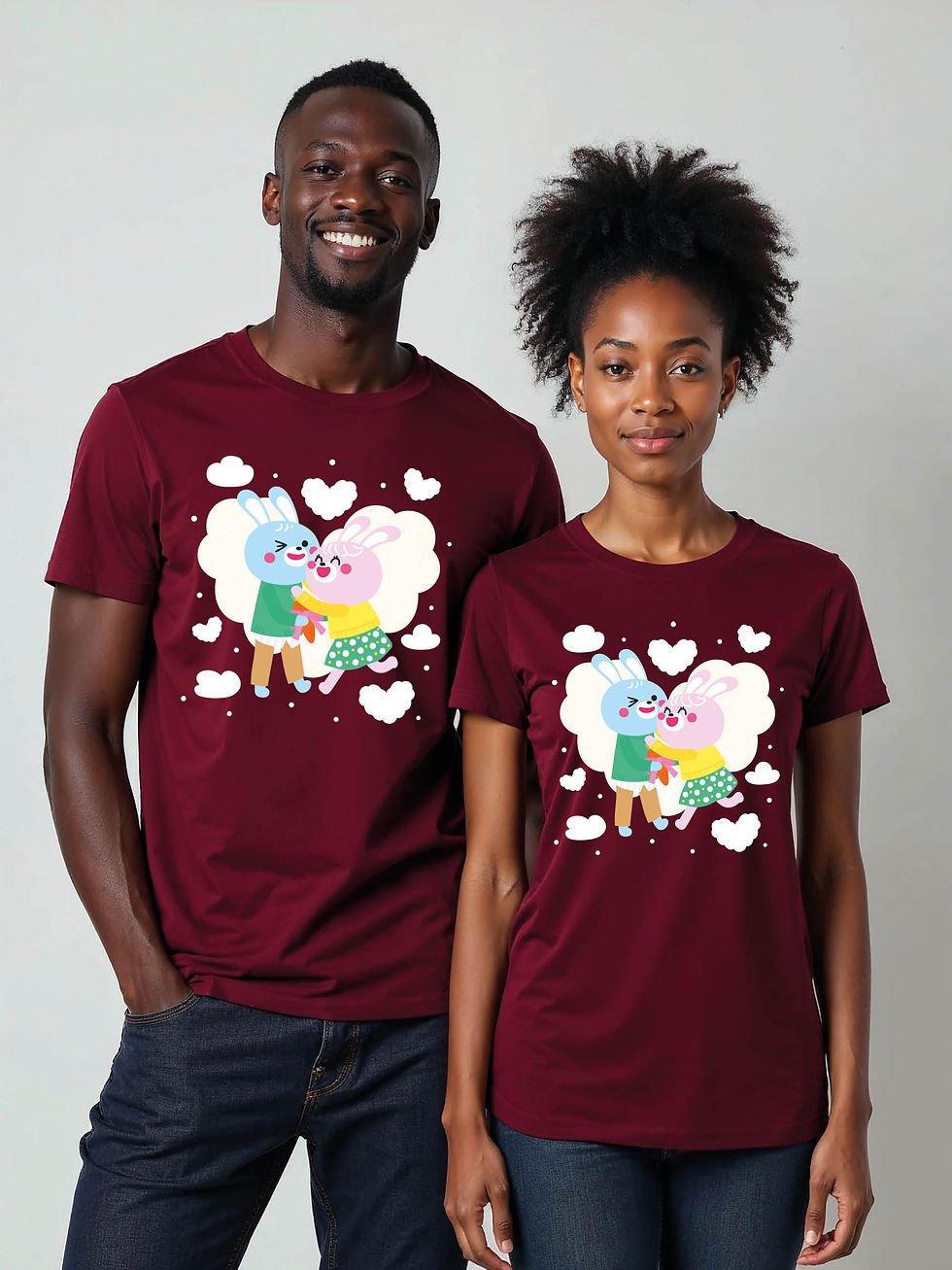 Thumbnail: Matching Outfit Cartoon Couple Matching Tee Lovers Edition – Best Price