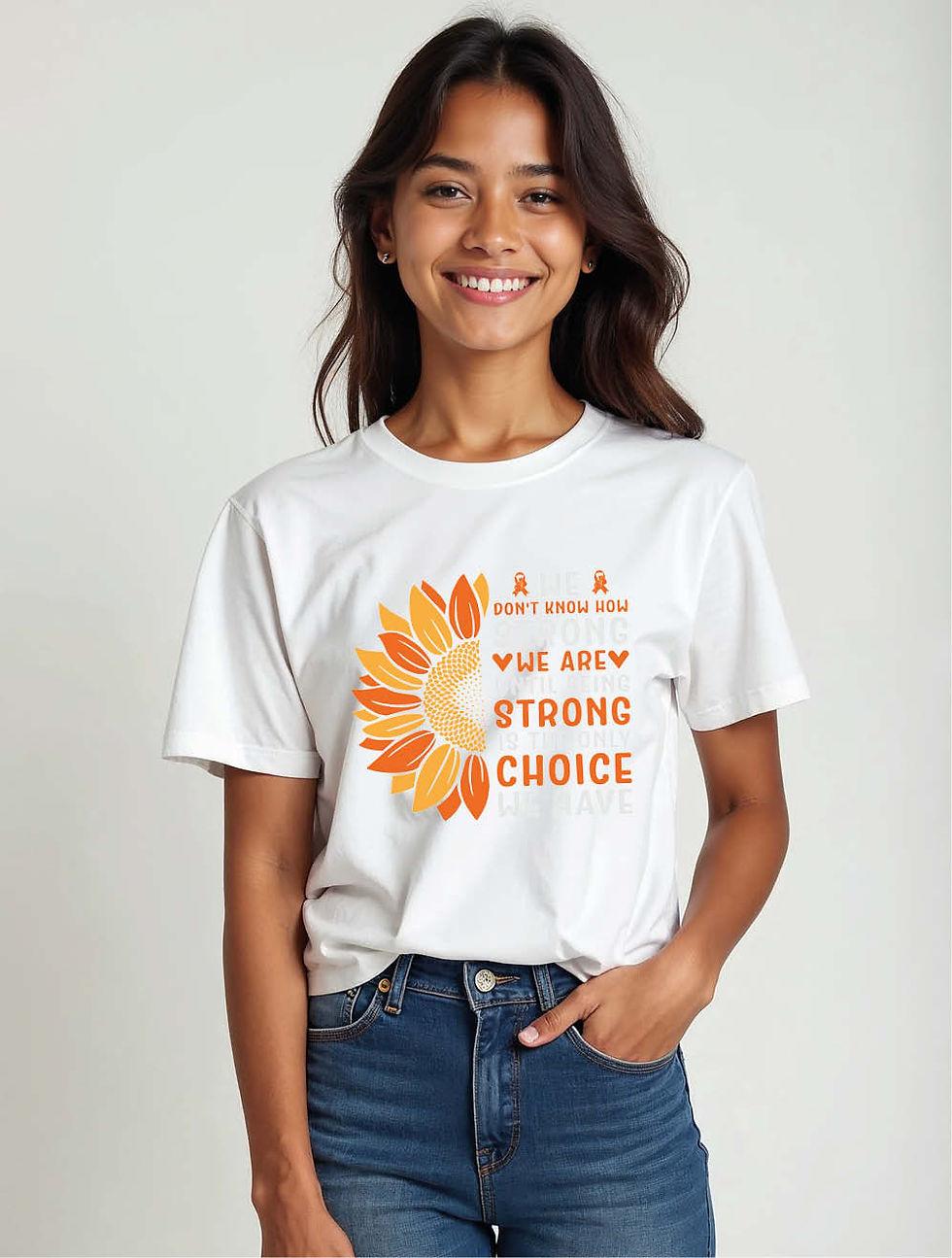 Thumbnail: We strong untile strong choice Casual Women’s Quote T-Shirt – Buy Now