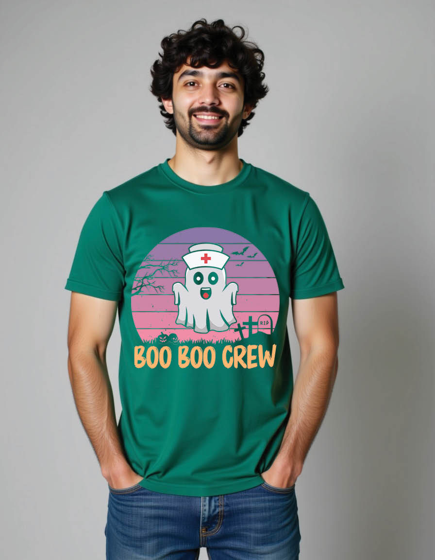 boo boo crew halloween mens printed graphic t shirt