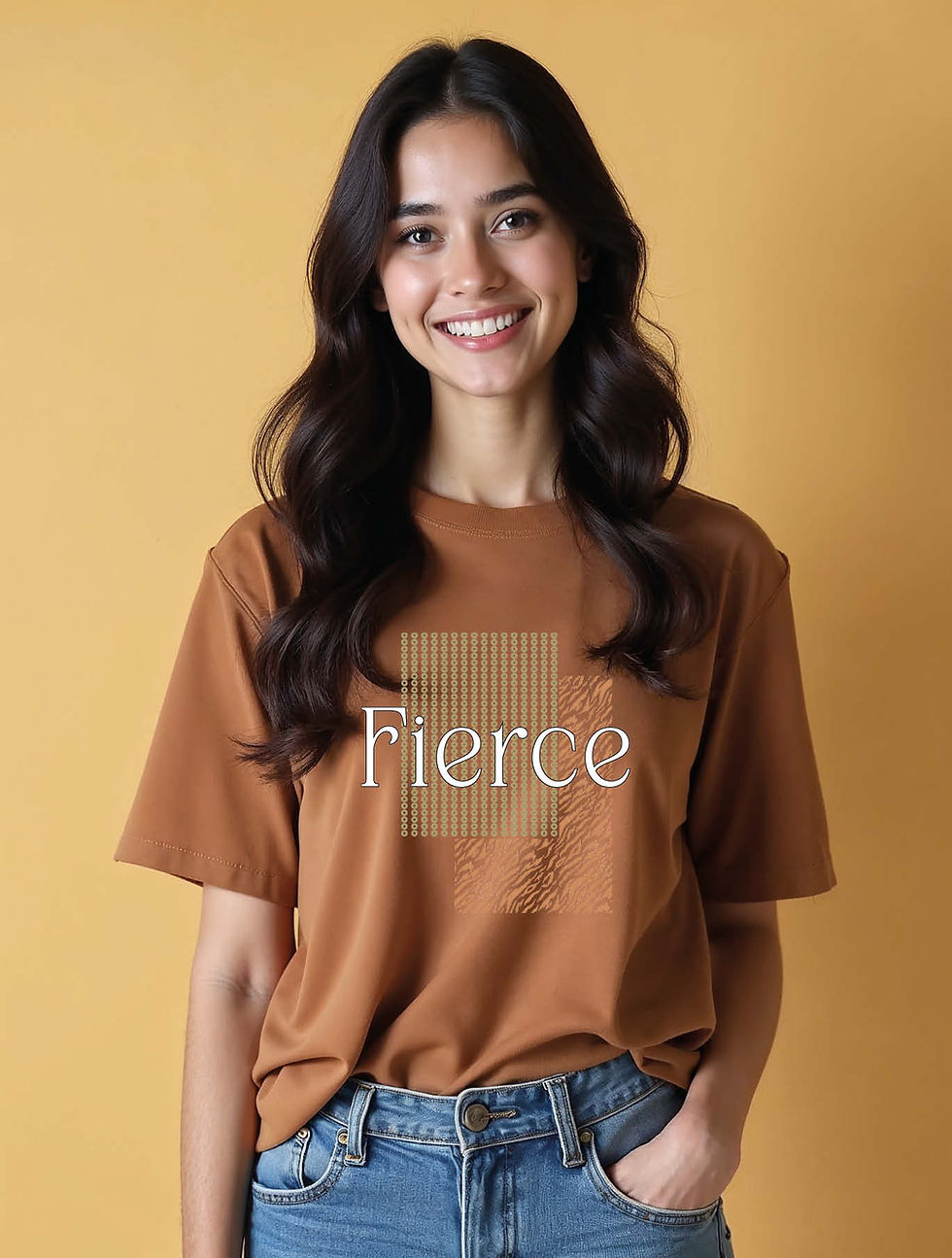 Thumbnail: fierce Cool Women’s Printed Graphic Stylish T-Shirt – Fast Delivery