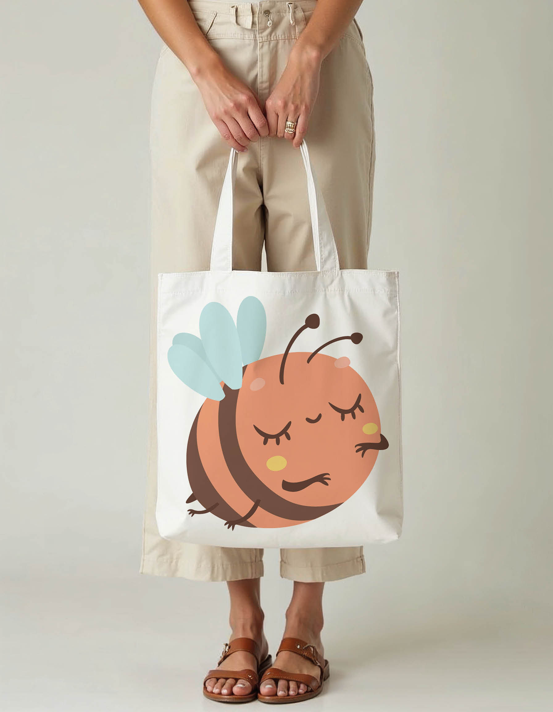 Abstract Art Tote Printed Bag | Eco-Friendly Cotton Tote Premium Quality