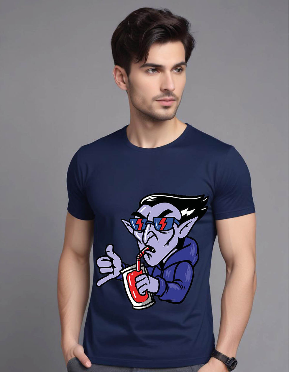 Thumbnail: dracula juice mens printed graphic t shirt