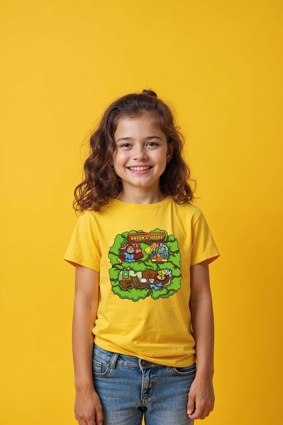 Thumbnail: antoy and Harry Fashion Cool Cartoon Kids T-Shirt – Character Print Design