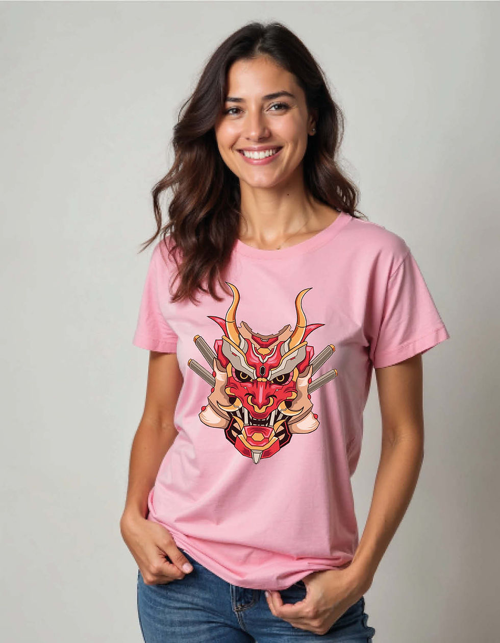 Thumbnail: mask Unisex Printed T-Shirt for All