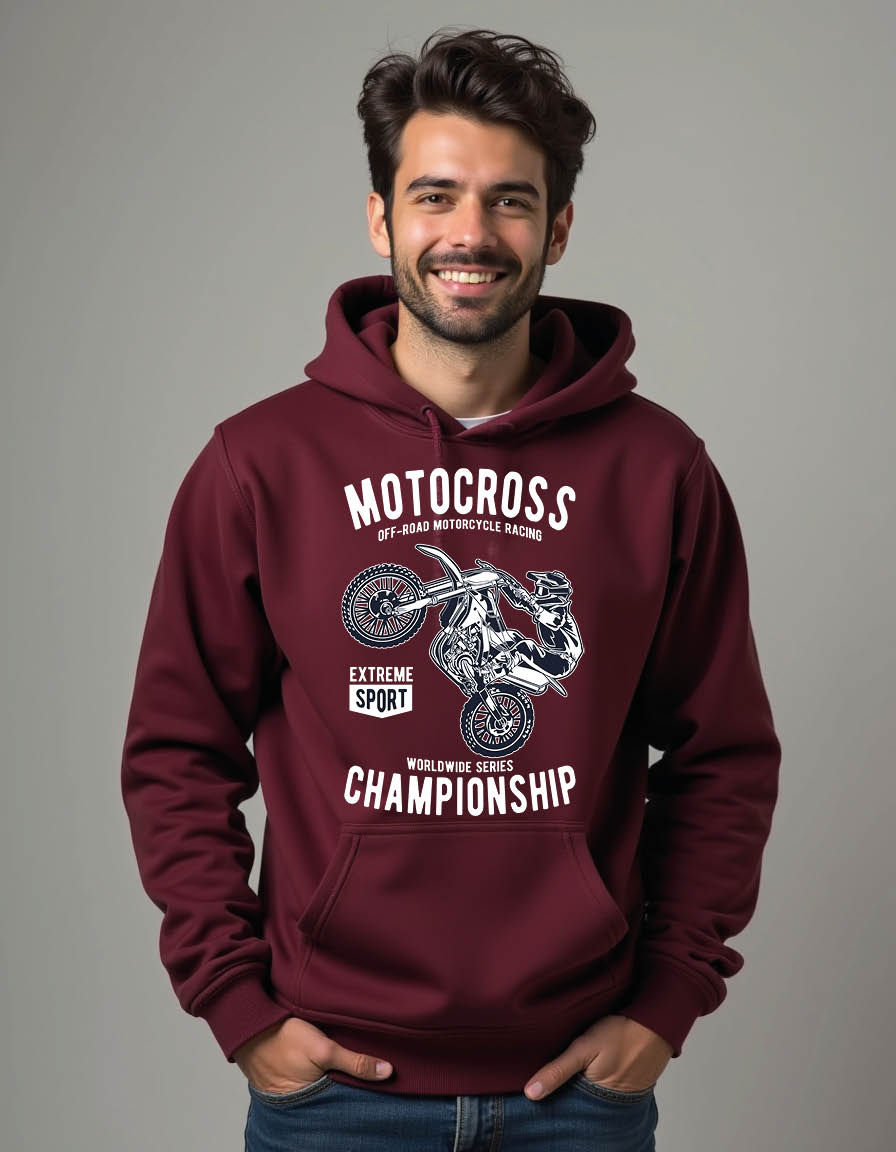 Thumbnail: motocross championship Casual Winter Streetwear Hoodie for Men – Exclusive