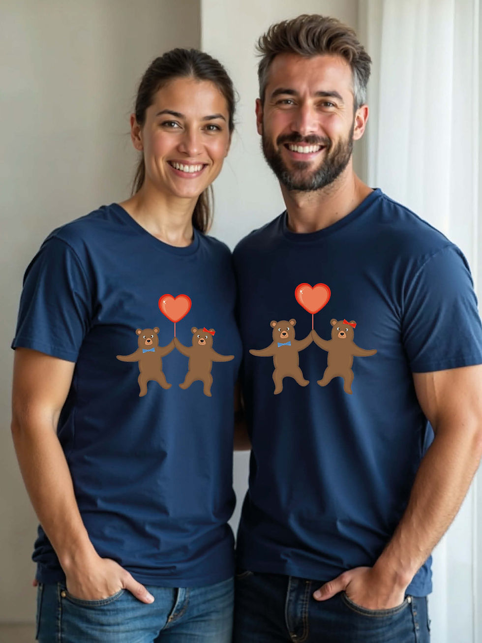 Thumbnail: Stylish Animal Couple Matching Tee Lovers Edition – Sale