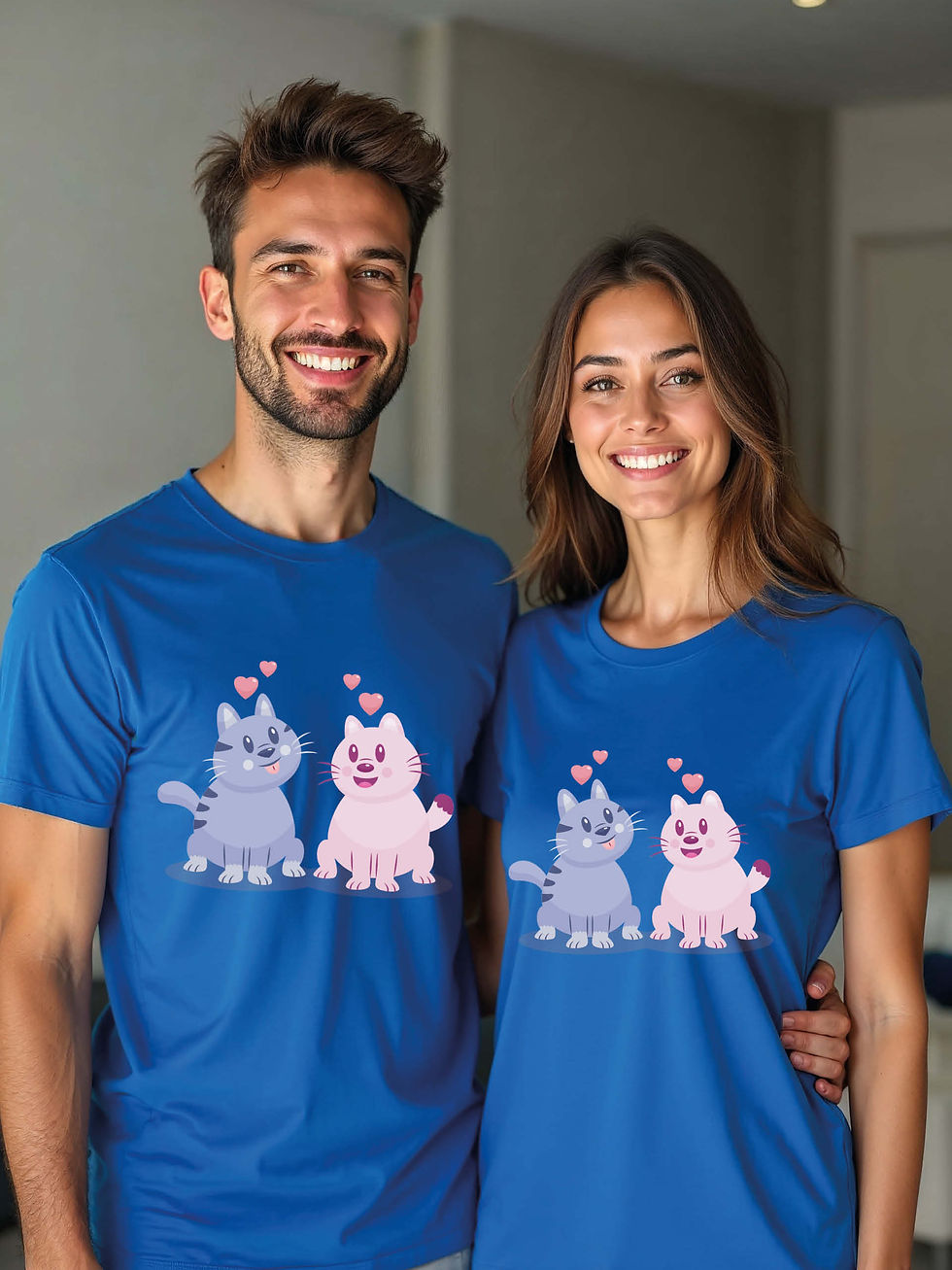 Thumbnail: Valentine’s Animal Couple Matching Tee Lovers Edition – Shop