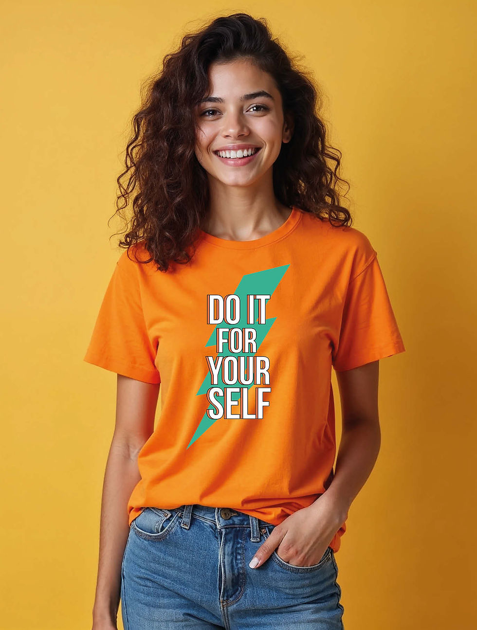Thumbnail: do it for yourself Casual Women’s graphic T-Shirt – Shop Now