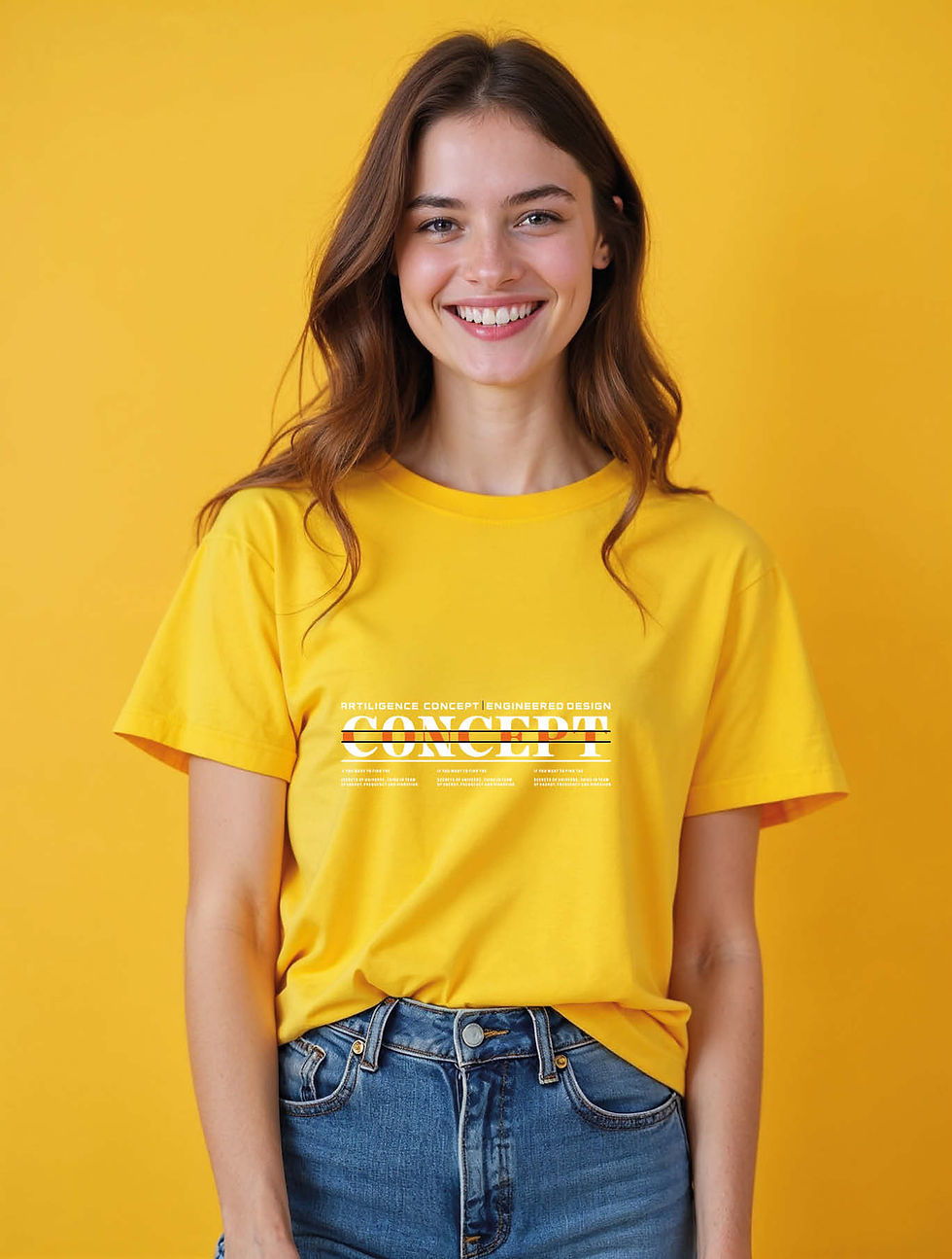 Thumbnail: artiligence concept engineered design concept women's printed t shirt