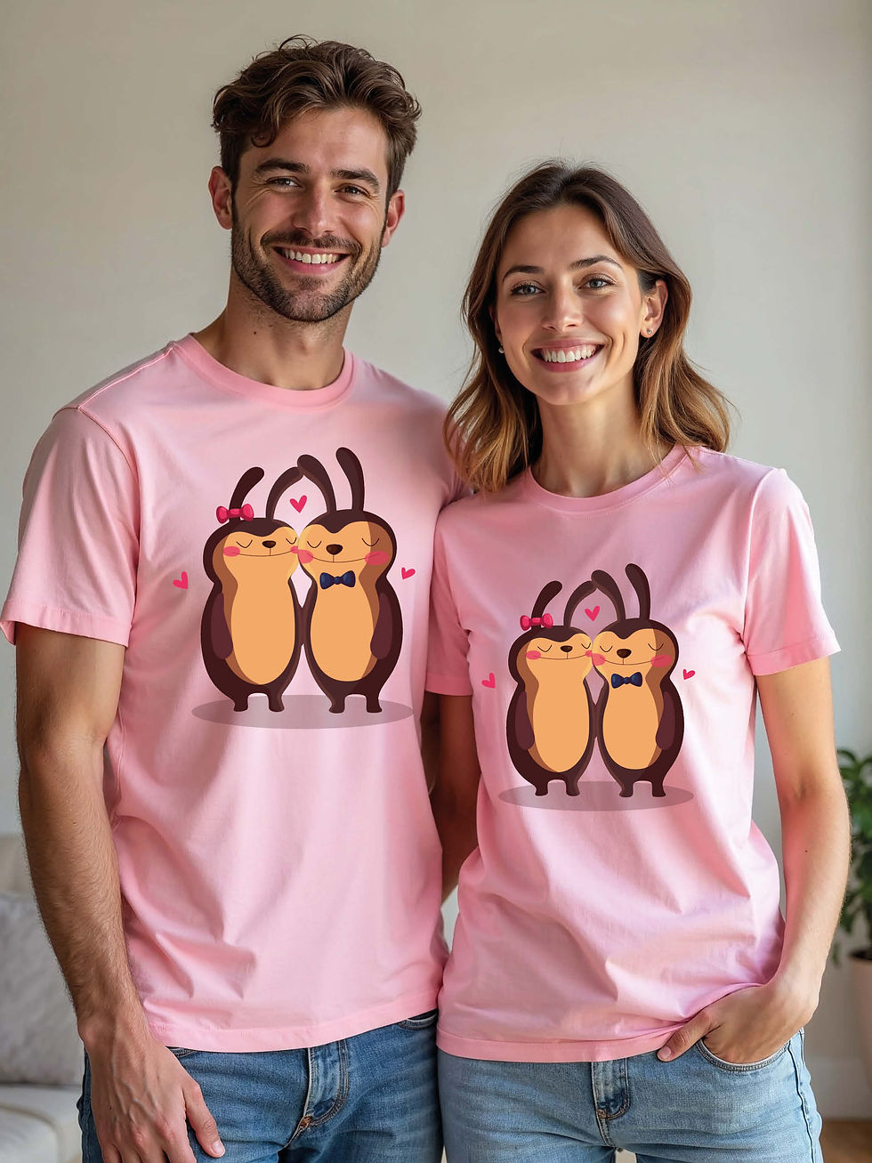 Thumbnail: Anniversary Animal Couple T-Shirt Lovers Edition – Hot Deal