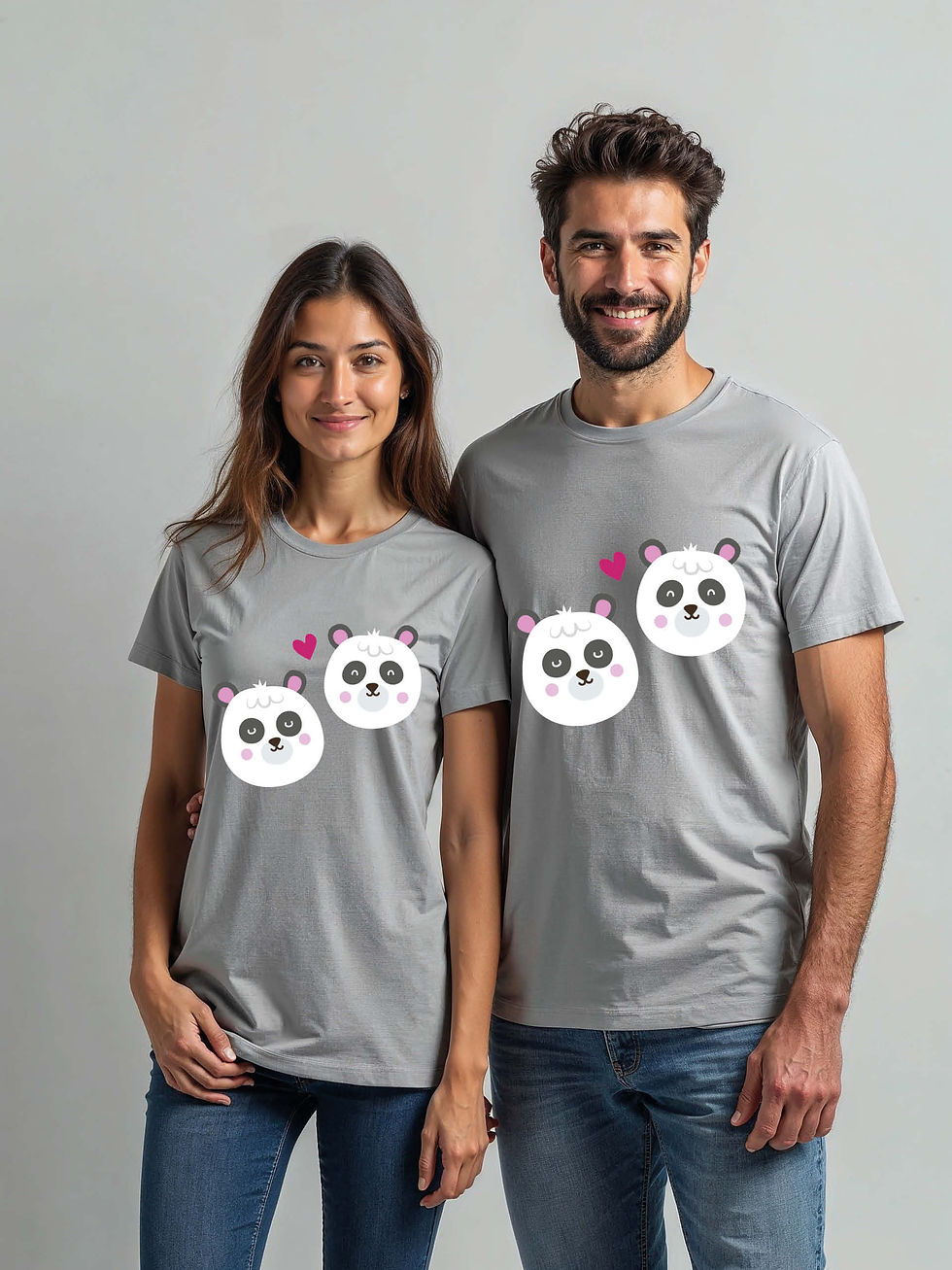 Thumbnail: Stylish Cartoon Couple Matching Tee Lovers Edition – Fast Delivery