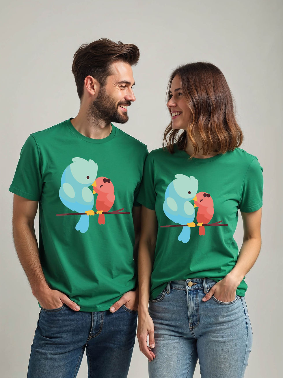 Thumbnail: Matching Outfit Cartoon Couple T-Shirt Lovers Edition – Buy Now