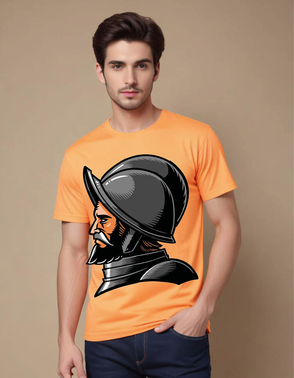 Thumbnail: conquistador mens printed graphic t shirt