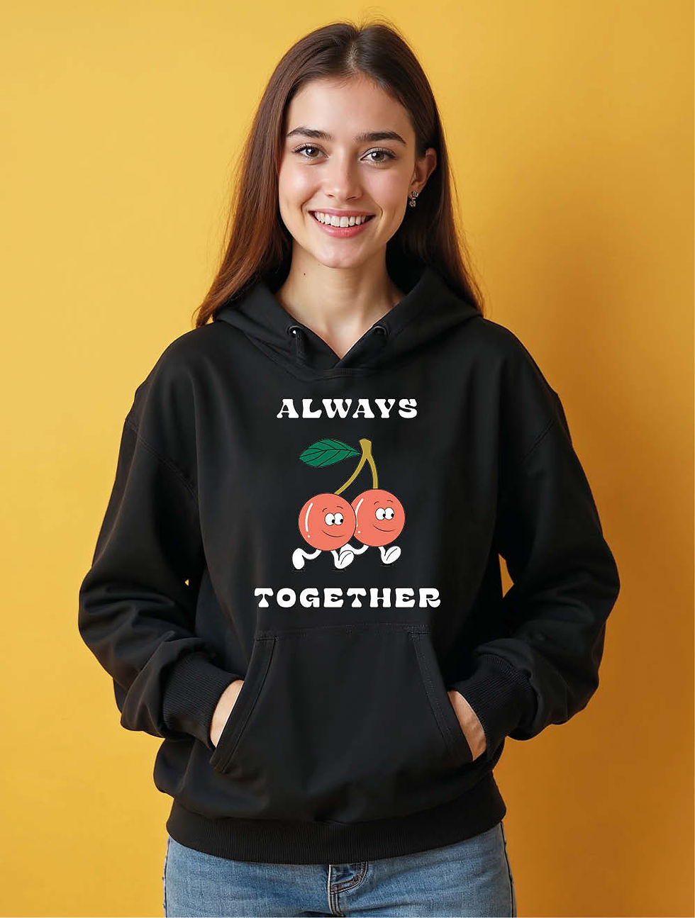 always together Modern Women’s Printed Graphic Streetwear Hoodies – Sale
