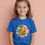 Thumbnail: Mythic Tiger and Great Wave Circle Premium Unisex Kids Graphic Tee